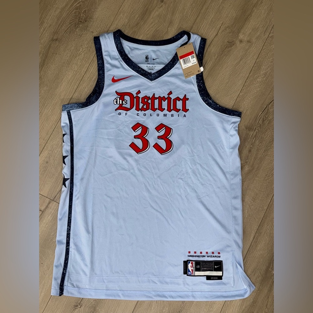 Nike Kyle Kuzma Washington Wizards “City edition” jersey men’s L NWT $120 MSRP